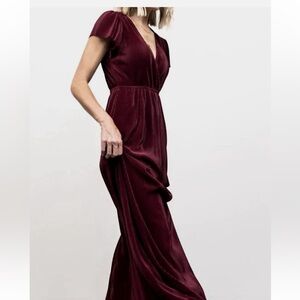Baltic Born Athena Burgundy Gown